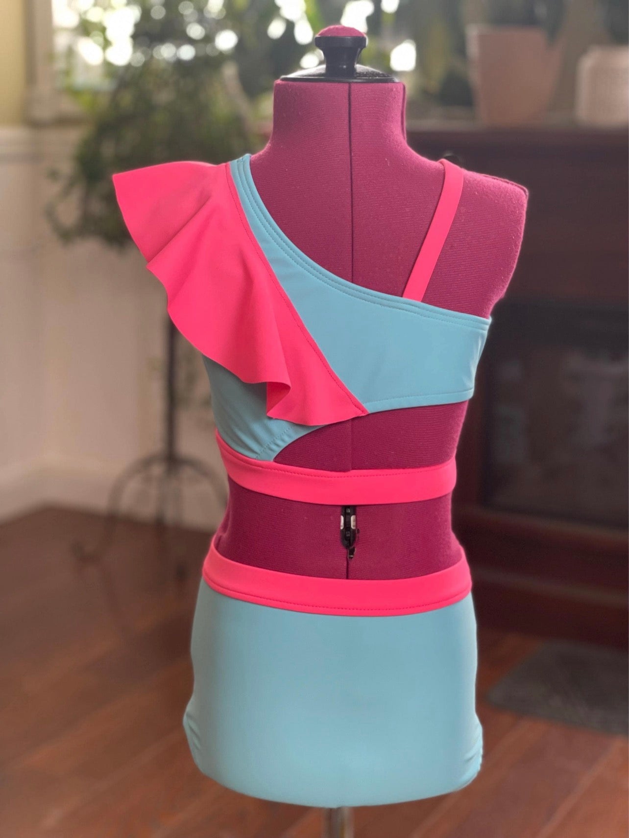 Girls Size 10 Two Piece Dance Costume Base