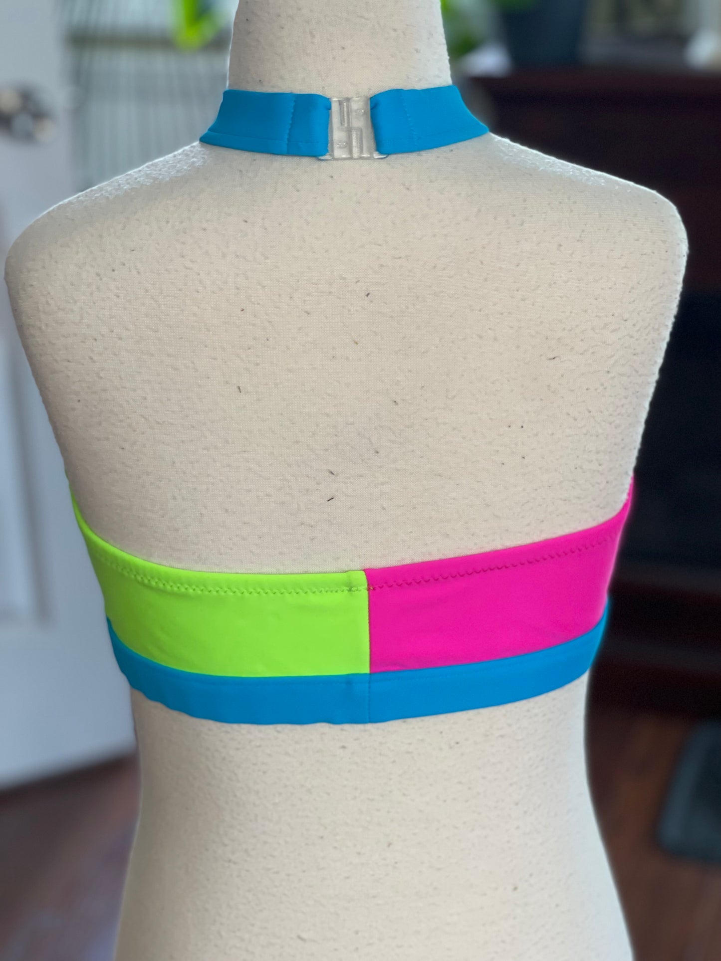 Size 12 Emily Colorblock Halter top