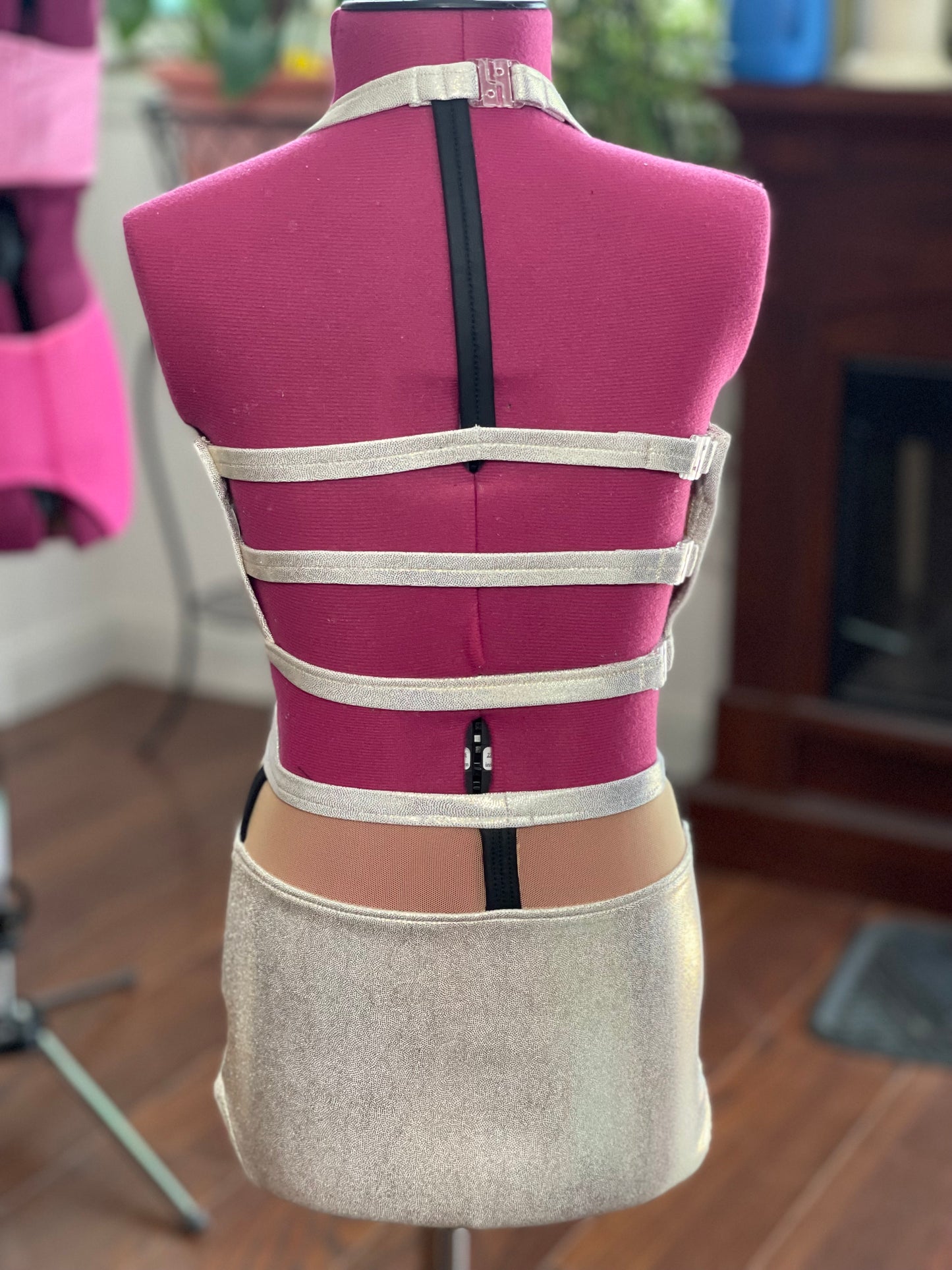 Girls Size 6 Two Piece Dance Costume Base