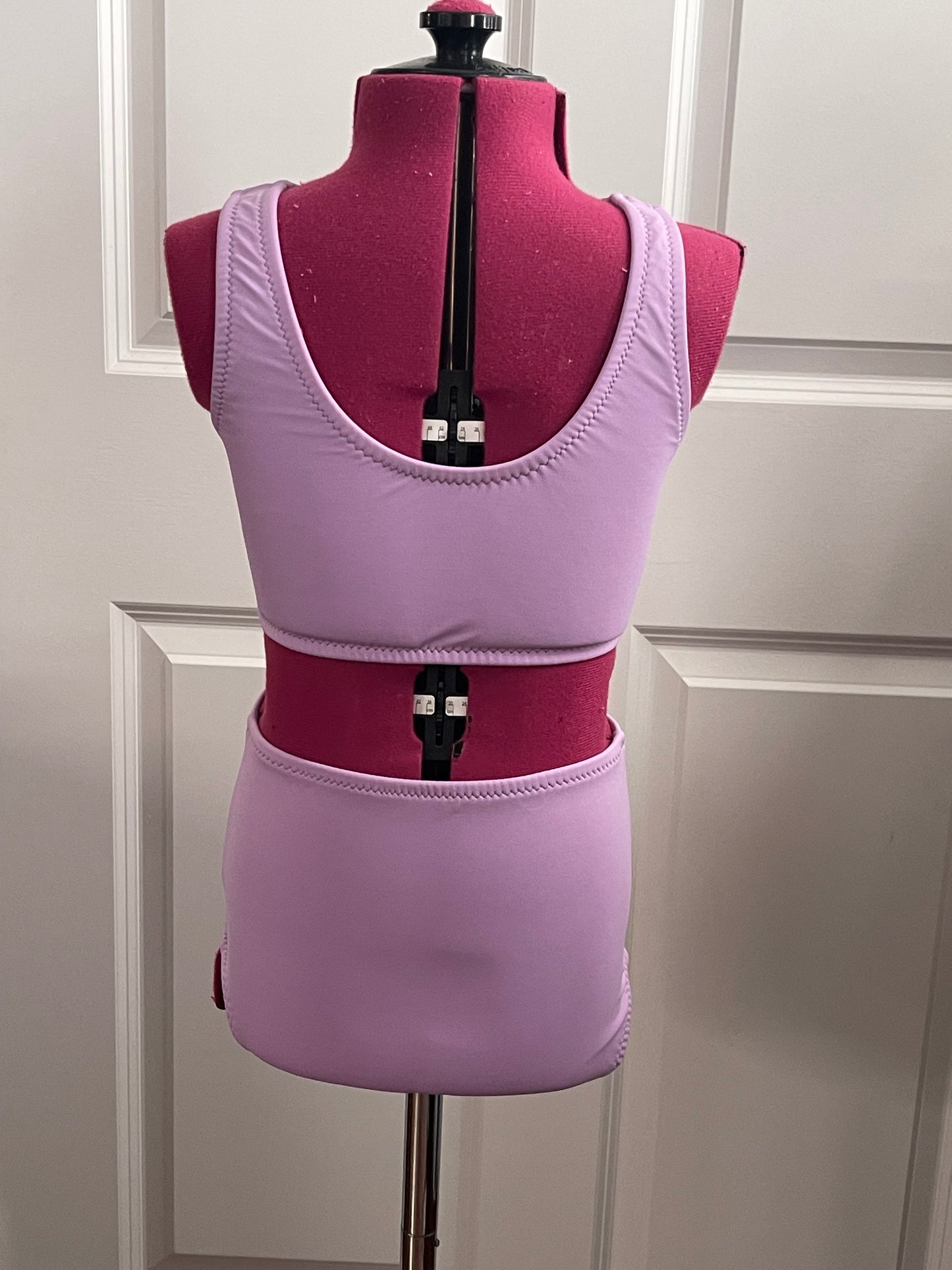 Size 8 Two Piece Dance set or Costume Base