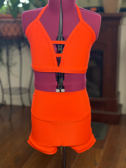 Girls Size 10 Two Piece Dance Set