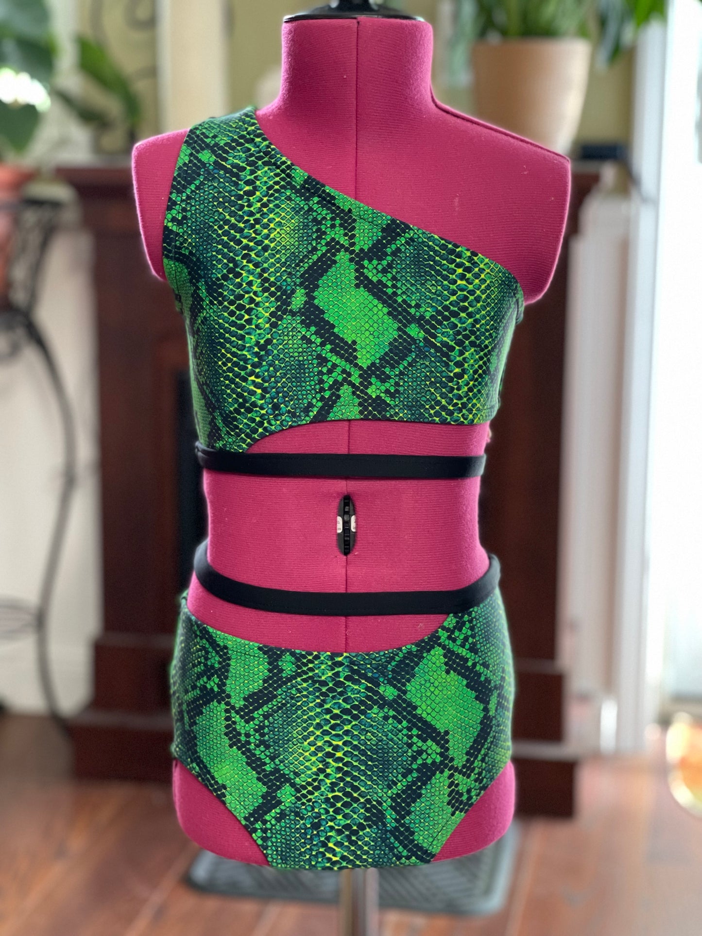 Snakeprint Kelsey Dance Set in multiple sizes