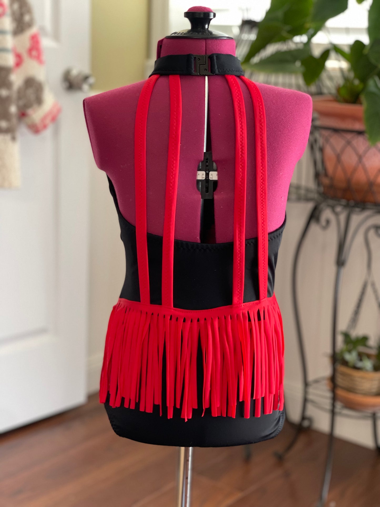 Black & Red Jazz costume base in multiple sizes